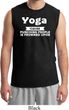 Yoga Cause Punching People is Frowned Upon Mens Muscle Shirt