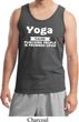 Yoga Cause Punching People is Frowned Upon Mens Tank Top