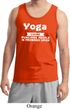 Yoga Cause Punching People is Frowned Upon Mens Tank Top