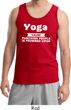 Yoga Cause Punching People is Frowned Upon Mens Tank Top