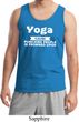Yoga Cause Punching People is Frowned Upon Mens Tank Top
