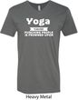 Yoga Cause Punching People is Frowned Upon Mens V-Neck Shirt