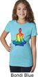 Yoga Chakra Lotus Pose Girls Shirt