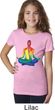 Yoga Chakra Lotus Pose Girls Shirt