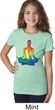 Yoga Chakra Lotus Pose Girls Shirt