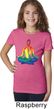 Yoga Chakra Lotus Pose Girls Shirt