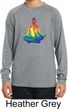 Yoga Chakra Lotus Pose Kids Dry Wicking Long Sleeve Shirt