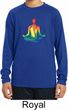 Yoga Chakra Lotus Pose Kids Dry Wicking Long Sleeve Shirt