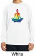 Yoga Chakra Lotus Pose Kids Dry Wicking Long Sleeve Shirt