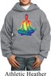 Yoga Chakra Lotus Pose Kids Hoodie