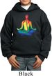 Yoga Chakra Lotus Pose Kids Hoodie