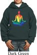 Yoga Chakra Lotus Pose Kids Hoodie