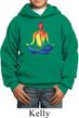 Yoga Chakra Lotus Pose Kids Hoodie