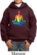 Yoga Chakra Lotus Pose Kids Hoodie
