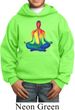 Yoga Chakra Lotus Pose Kids Hoodie