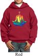 Yoga Chakra Lotus Pose Kids Hoodie