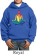 Yoga Chakra Lotus Pose Kids Hoodie