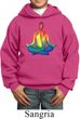 Yoga Chakra Lotus Pose Kids Hoodie
