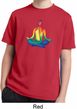 Yoga Chakra Lotus Pose Kids Moisture Wicking Shirt