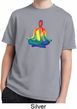 Yoga Chakra Lotus Pose Kids Moisture Wicking Shirt