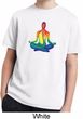 Yoga Chakra Lotus Pose Kids Moisture Wicking Shirt
