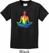 Yoga Chakra Lotus Pose Kids Shirt