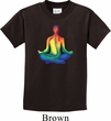 Yoga Chakra Lotus Pose Kids Shirt