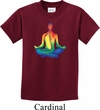 Yoga Chakra Lotus Pose Kids Shirt