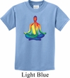 Yoga Chakra Lotus Pose Kids Shirt
