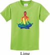 Yoga Chakra Lotus Pose Kids Shirt