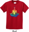 Yoga Chakra Lotus Pose Kids Shirt