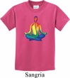Yoga Chakra Lotus Pose Kids Shirt