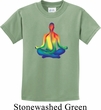 Yoga Chakra Lotus Pose Kids Shirt