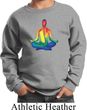 Yoga Chakra Lotus Pose Kids Sweatshirt