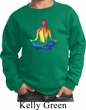 Yoga Chakra Lotus Pose Kids Sweatshirt