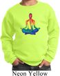 Yoga Chakra Lotus Pose Kids Sweatshirt