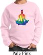 Yoga Chakra Lotus Pose Kids Sweatshirt