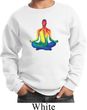 Yoga Chakra Lotus Pose Kids Sweatshirt