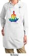 Yoga Chakra Lotus Pose Ladies Full Length Apron with Pockets
