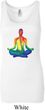 Yoga Chakra Lotus Pose Ladies Longer Length Tank Top