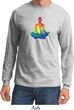 Yoga Chakra Lotus Pose Long Sleeve Shirt