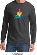 Yoga Chakra Lotus Pose Long Sleeve Shirt