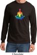 Yoga Chakra Lotus Pose Long Sleeve Shirt