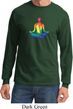 Yoga Chakra Lotus Pose Long Sleeve Shirt