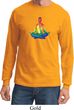 Yoga Chakra Lotus Pose Long Sleeve Shirt