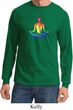 Yoga Chakra Lotus Pose Long Sleeve Shirt