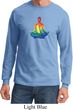 Yoga Chakra Lotus Pose Long Sleeve Shirt