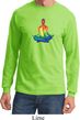 Yoga Chakra Lotus Pose Long Sleeve Shirt