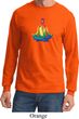 Yoga Chakra Lotus Pose Long Sleeve Shirt