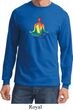 Yoga Chakra Lotus Pose Long Sleeve Shirt